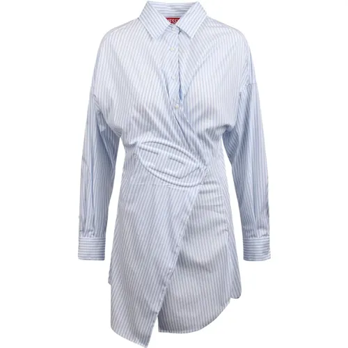 D-Sizen-N2 shirt dress , female, Sizes: L - Diesel - Modalova