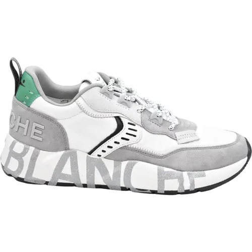Grey Flat Shoes with Club 01 Style , male, Sizes: 11 UK - Voile blanche - Modalova