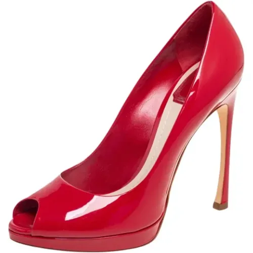 Pre-owned Leather heels , female, Sizes: 7 UK - Dior Vintage - Modalova