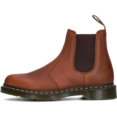 Stilvolle Nubuk Boots mit Elastischen Einsätzen , Herren, Größe: 44 EU - Dr. Martens - Modalova