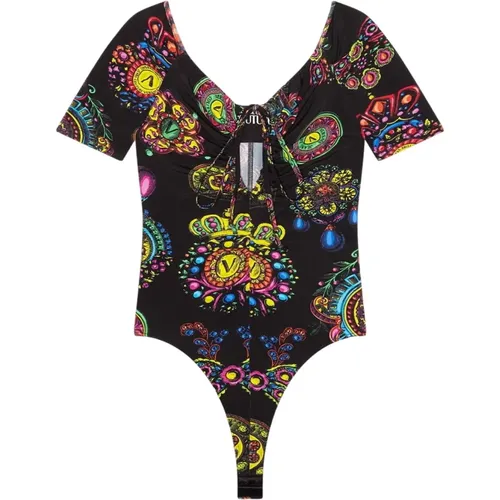 Regalia Print Body , female, Sizes: 2XS - Versace Jeans Couture - Modalova