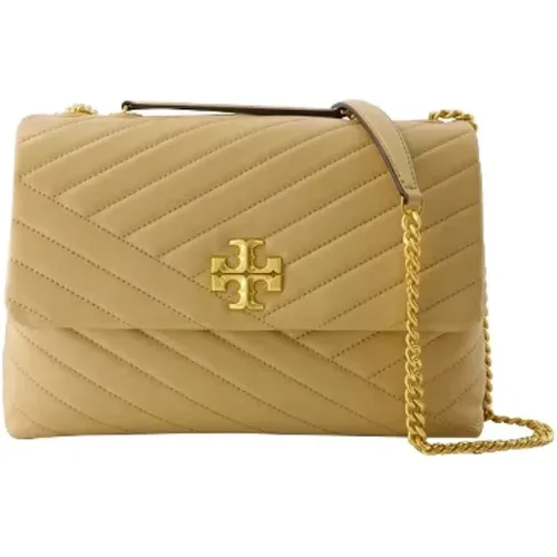 Convertible Leather Handbag , female, Sizes: ONE SIZE - TORY BURCH - Modalova