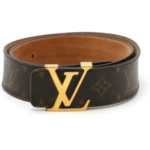 Pre-owned Leather belts , female, Sizes: ONE SIZE - Louis Vuitton Vintage - Modalova