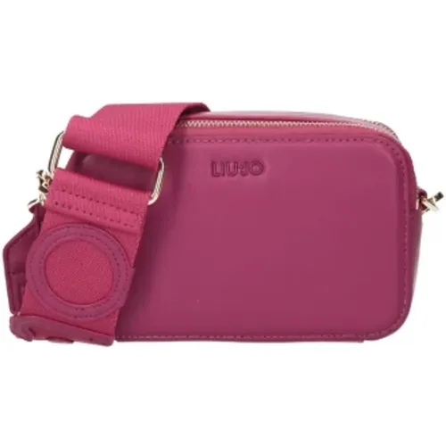 Fuchsia Mini Tasche mit Logogurt , Damen, Größe: ONE Size - Liu Jo - Modalova