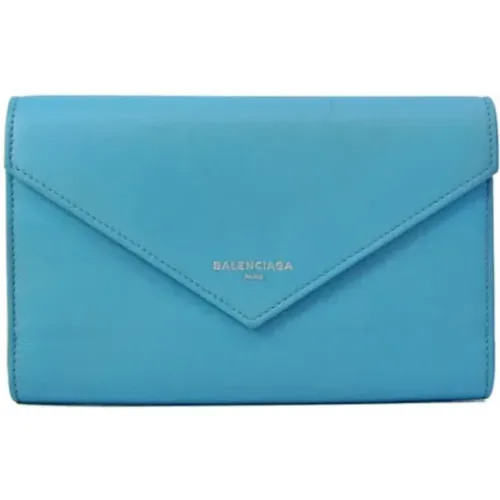 Pre-owned Leather Wallet , female, Sizes: ONE SIZE - Balenciaga Vintage - Modalova