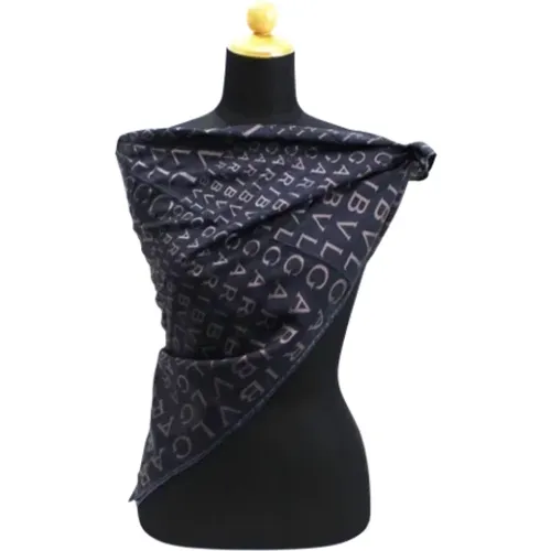 Pre-owned Silk scarves , female, Sizes: ONE SIZE - Bvlgari Vintage - Modalova