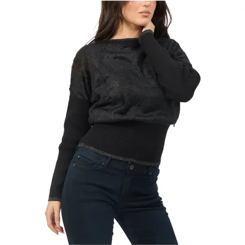 Weicher Rundhalsausschnitt Damen Pullover , Damen, Größe: L - YES ZEE - Modalova