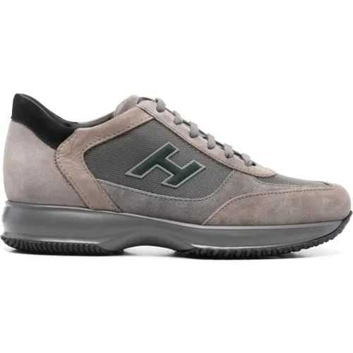 Graue Sneakers für Männer , Herren, Größe: 39 1/2 EU - Hogan - Modalova