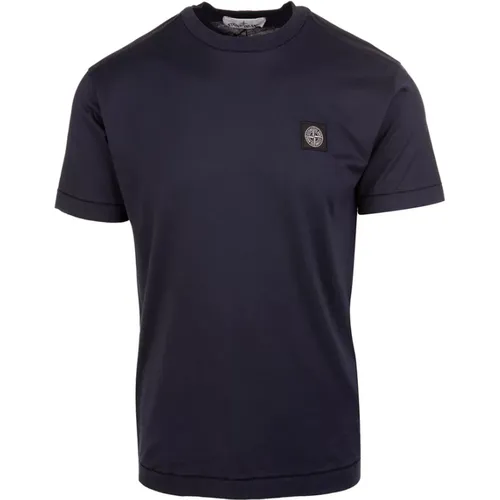 Garment Dyed Cotton Jersey T-Shirt , male, Sizes: S - Stone Island - Modalova