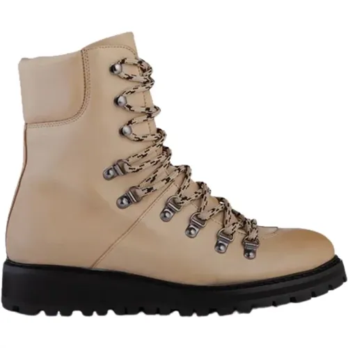 Alpine lace-up flat boots , female, Sizes: 5 UK, 4 UK, 3 UK, 6 UK - Ivylee Copenhagen - Modalova