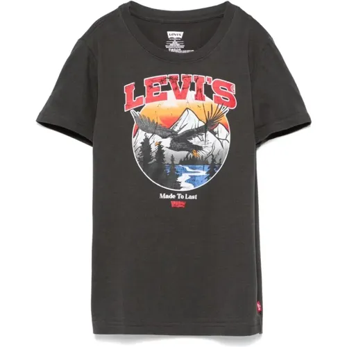 Grafikdruck Schwarzes T-Shirt Levi's - Levis - Modalova