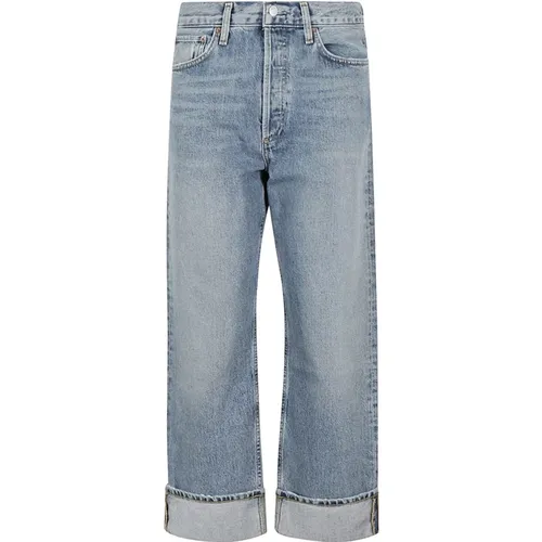 Klassische Denim Jeans , Damen, Größe: W27 - Agolde - Modalova