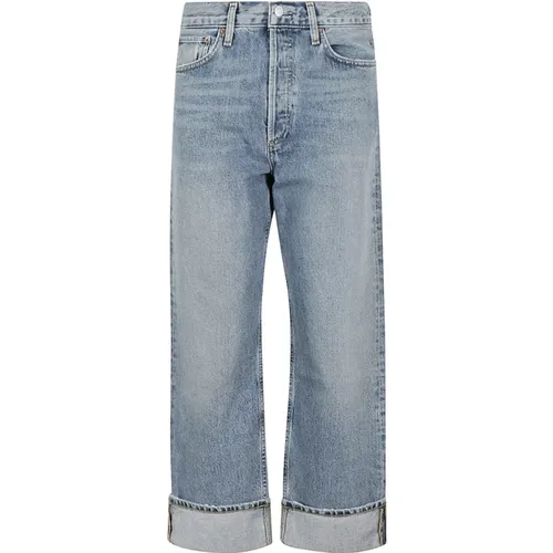 Klassische Denim Jeans , Damen, Größe: W28 - Agolde - Modalova