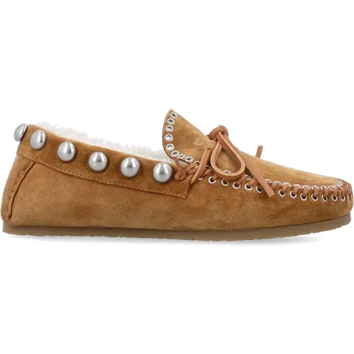 Shearling Loafer Cognac Schuhe - Isabel marant - Modalova