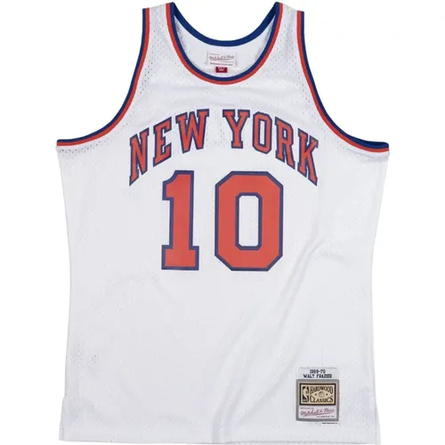 Vintage Walt Frazier Knicks Jersey 1969-70 , male, Sizes: M - Mitchell & Ness - Modalova