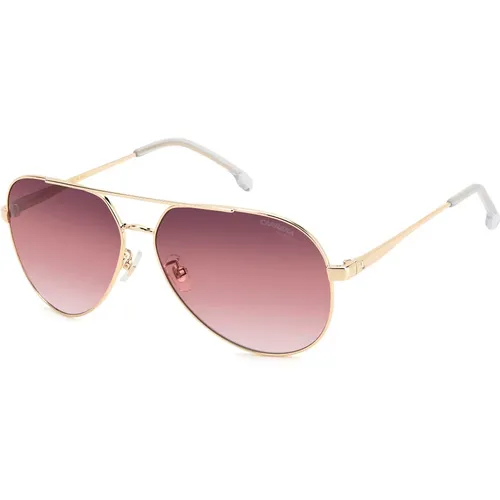 Gold Burgunder Sonnenbrille Rosa , Damen, Größe: 63 MM - Carrera - Modalova