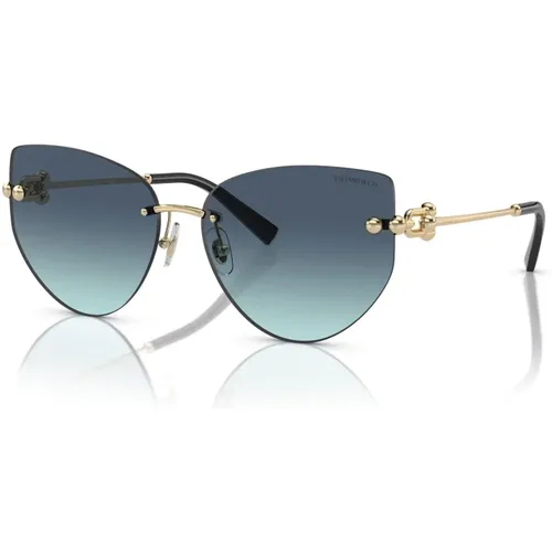 Sunglasses,Pale Gold/Grey Shaded Sonnenbrille - Tiffany - Modalova