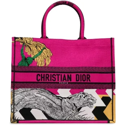 Pre-owned Canvas totes , female, Sizes: ONE SIZE - Dior Vintage - Modalova