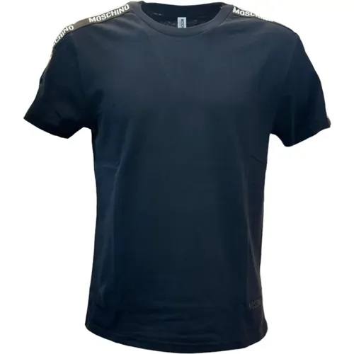Lässiges Baumwoll T-Shirt , Herren, Größe: XS - Moschino - Modalova