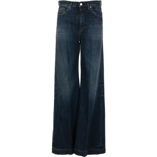 Denim Jeans Palazzo Stil - Nine In The Morning - Modalova