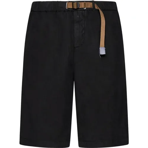 Schwarze Elastische Taille Shorts , Herren, Größe: XL - White Sand - Modalova
