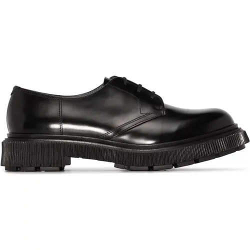 Leather Derby Flat Shoes , male, Sizes: 12 UK - Adieu Paris - Modalova