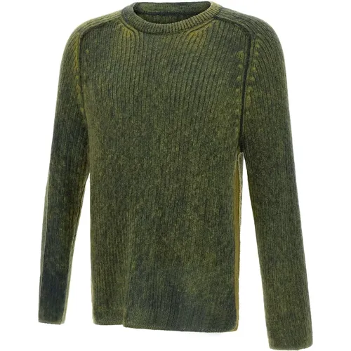 Grüner Wollmohair-Pullover , Herren, Größe: M - Paul Smith - Modalova