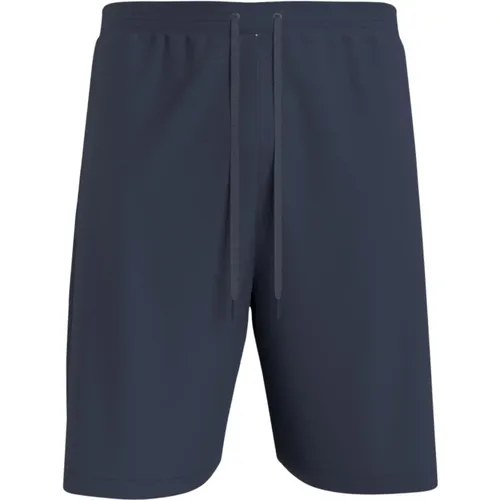 Blaue Baumwoll-Bermuda-Shorts - Calvin Klein - Modalova