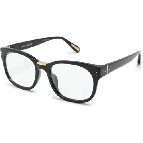 Schwarze optische Brille, vielseitig und stilvoll - Linda Farrow - Modalova