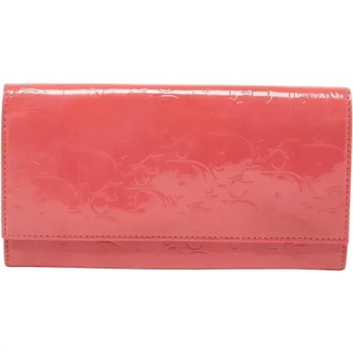 Pre-owned Leather wallets , female, Sizes: ONE SIZE - Dior Vintage - Modalova