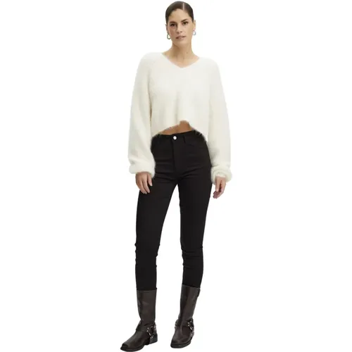 Klassische Skinny Jeans Schwarz , Damen, Größe: W27 L32 - Gestuz - Modalova