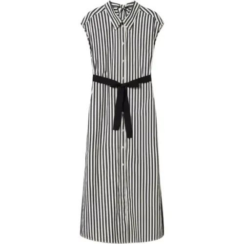 Cotton Striped Maxi Dress , female, Sizes: L, XS, S, M - Twinset - Modalova