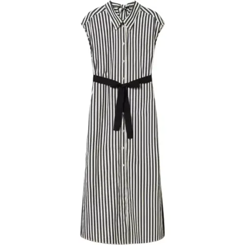 Cotton Striped Maxi Dress , female, Sizes: XS, S, M - Twinset - Modalova