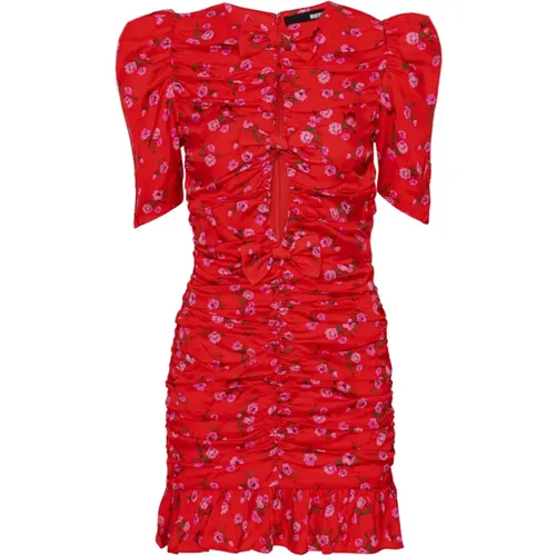Mini Ruffle Dress - Floral Print , female, Sizes: M, XS - Rotate Birger Christensen - Modalova