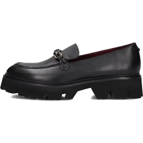 Schwarze Lederloafers für Damen , Damen, Größe: 39 EU - Fred de la Bretoniere - Modalova