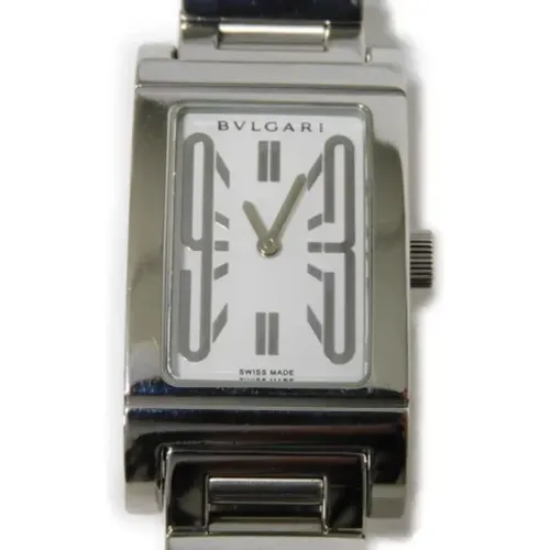 Pre-owned Stainless Steel watches , female, Sizes: ONE SIZE - Bvlgari Vintage - Modalova