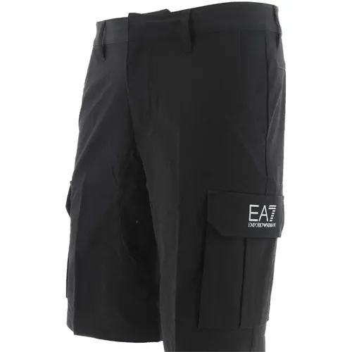 Casual Shorts , Herren, Größe: M - Emporio Armani EA7 - Modalova
