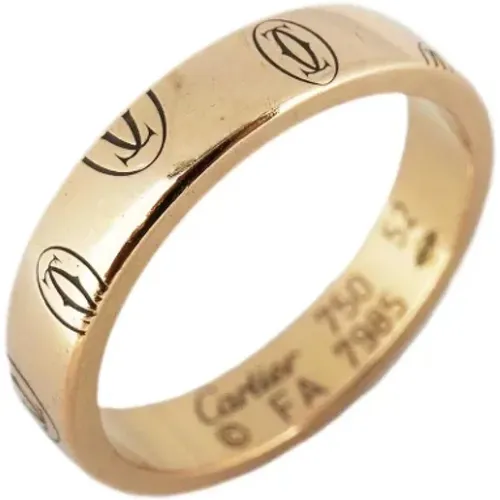 Pre-owned Rose Gold rings , female, Sizes: ONE SIZE - Cartier Vintage - Modalova