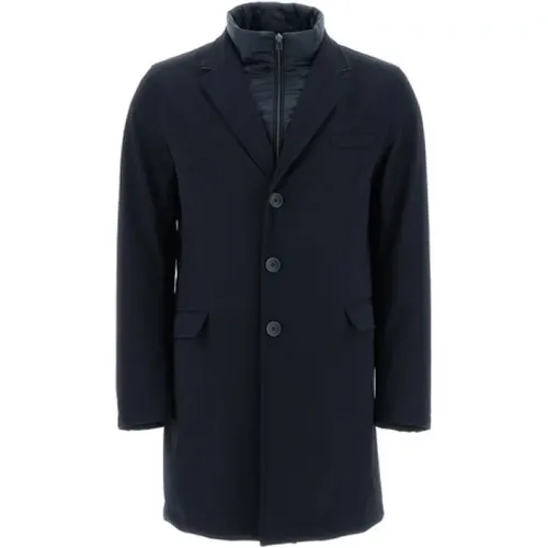 Blauer Mantel , Herren, Größe: XL - Herno - Modalova