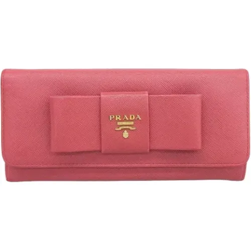 Pre-owned Leather wallets , female, Sizes: ONE SIZE - Prada Vintage - Modalova