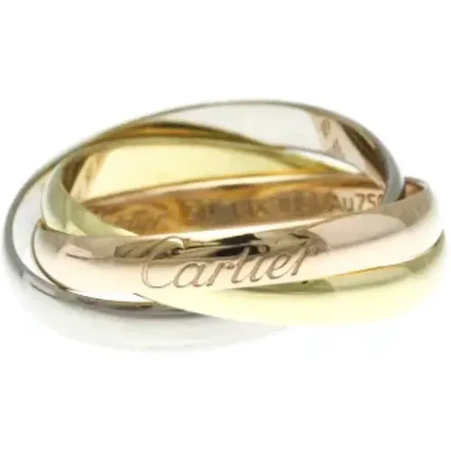 Pre-owned Gold rings , female, Sizes: ONE SIZE - Cartier Vintage - Modalova