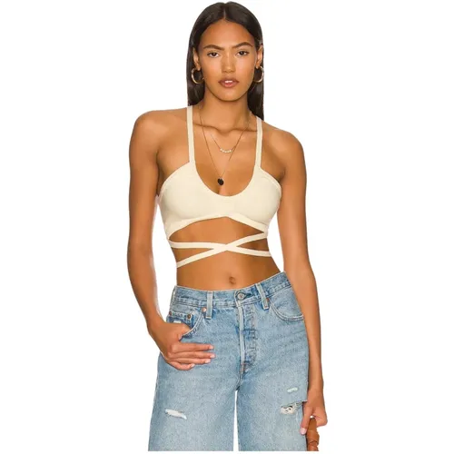 Crop Top Jourdin , Damen, Größe: XS - For Love & Lemons - Modalova