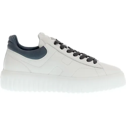 Leather Sneakers with Iconic Design , male, Sizes: 9 1/2 UK - Hogan - Modalova