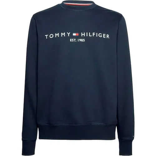 Blauer Bio-Baumwollpullover - Tommy Hilfiger - Modalova