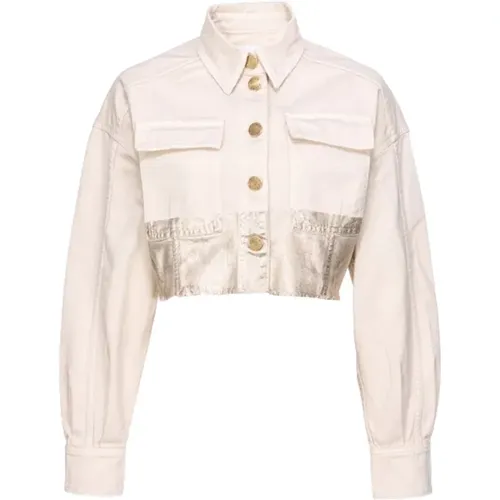 Cotton Jacket , female, Sizes: S, M - pinko - Modalova