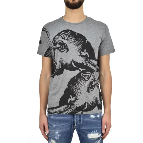 Men`s Cotton Graphic Print T-shirt Mod.MV0MG08F3MH080 , male, Sizes: S, XS, XL - Valentino - Modalova