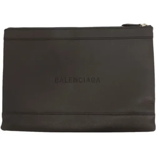 Pre-owned Leder clutches , Damen, Größe: ONE Size - Balenciaga Vintage - Modalova