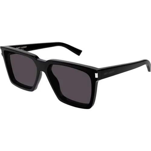 Dark Grey Sunglasses SL 610 , male, Sizes: 59 MM - Saint Laurent - Modalova