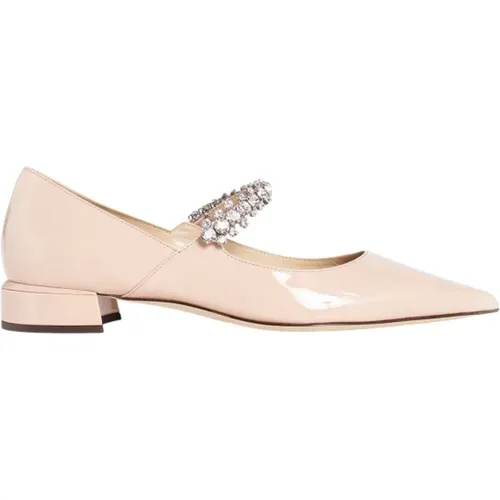 Rhinestone Strap Block Heel Pumps , Damen, Größe: 35 EU - Jimmy Choo - Modalova