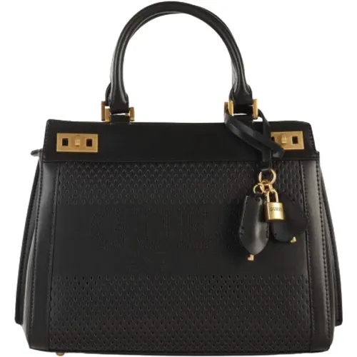 Stilvolle Handtasche mit Doppelgriff , Damen, Größe: ONE Size - Guess - Modalova
